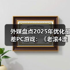 外媒盘点2025年优化最差PC游戏:《老滚4湮灭RE》登顶(图3) 外媒盘点2025年优化最差PC游戏:《老滚4湮灭RE》登顶(图3)