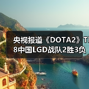 央视报道《DOTA2》Ti8中国LGD战队2胜3负获得亚军(图4) 央视报道《DOTA2》Ti8中国LGD战队2胜3负获得亚军(图4)