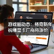 游戏圈动态：杨奇新年祝福显卡厂商将涨价（图1）