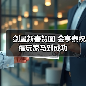剑星新春贺图 金亨泰祝福玩家马到成功（图1）