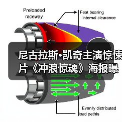 尼古拉斯·凯奇主演惊悚片《冲浪惊魂》海报曝光，冲浪者能否逆袭？（图1）