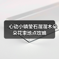 心动小镇莹石溜溜木朵朵花束地点攻略(图4) 心动小镇莹石溜溜木朵朵花束地点攻略(图4)