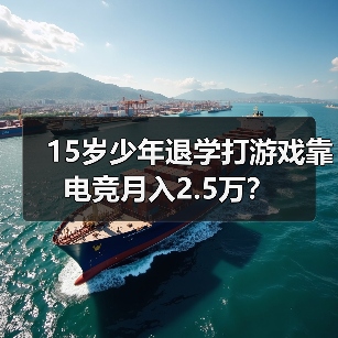 15岁少年退学打游戏靠电竞月入2.5万?(图3) 15岁少年退学打游戏靠电竞月入2.5万?(图3)