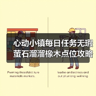心动小镇每日任务无瑕萤石溜溜橡木点位攻略（图2）