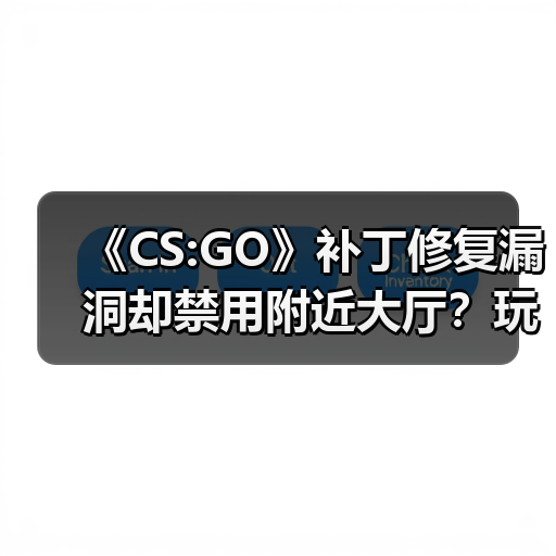《CS:GO》补丁修复漏洞却禁用附近大厅?玩家遭遇哪些困扰?(图4) 《CS:GO》补丁修复漏洞却禁用附近大厅?玩家遭遇哪些困扰?(图4)