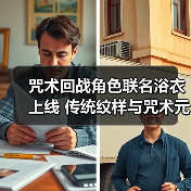 咒术回战角色联名浴衣上线 传统纹样与咒术元素碰撞(图3) 咒术回战角色联名浴衣上线 传统纹样与咒术元素碰撞(图3)