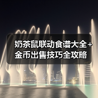 奶茶鼠联动食谱大全+金币出售技巧全攻略(图4) 奶茶鼠联动食谱大全+金币出售技巧全攻略(图4)