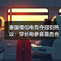 泰国僧侣电竞夺冠引热议:穿长袍参赛是否合适?(图2) 泰国僧侣电竞夺冠引热议:穿长袍参赛是否合适?(图2)