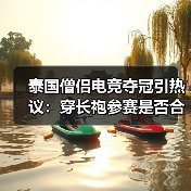 泰国僧侣电竞夺冠引热议:穿长袍参赛是否合适?(图1) 泰国僧侣电竞夺冠引热议:穿长袍参赛是否合适?(图1)