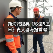 新海诚经典《秒速5厘米》真人剧海报首曝，情感故事重现（图2）
