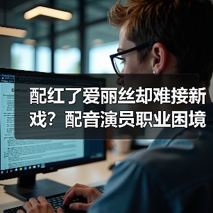 配红了爱丽丝却难接新戏?配音演员职业困境全解析(图3) 配红了爱丽丝却难接新戏?配音演员职业困境全解析(图3)