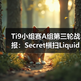 Ti9小组赛A组第三轮战报:Secret横扫Liquid,TNC完美节奏碾压?(图4) Ti9小组赛A组第三轮战报:Secret横扫Liquid,TNC完美节奏碾压?(图4)