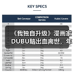 《我独自升级》漫画家DUBU脑出血离世,年仅37岁引哀悼(图1) 《我独自升级》漫画家DUBU脑出血离世,年仅37岁引哀悼(图1)