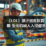 《LOL》源计划皮肤首曝 生化机械人入侵都市!(图2) 《LOL》源计划皮肤首曝 生化机械人入侵都市!(图2)