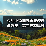 心动小镇潮流季波叔任务攻略:第二天家具制作技巧(图1) 心动小镇潮流季波叔任务攻略:第二天家具制作技巧(图1)