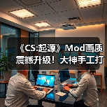 《CS:起源》Mod画质震撼升级!大神手工打造完胜原版体验(图1) 《CS:起源》Mod画质震撼升级!大神手工打造完胜原版体验(图1)