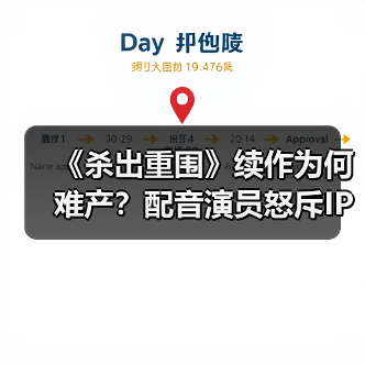 《杀出重围》续作为何难产?配音演员怒斥IP方(图1) 《杀出重围》续作为何难产?配音演员怒斥IP方(图1)