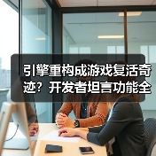 引擎重构成游戏复活奇迹?开发者坦言功能全坏(图4) 引擎重构成游戏复活奇迹?开发者坦言功能全坏(图4)