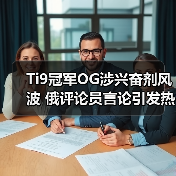 Ti9冠军OG涉兴奋剂风波 俄评论员言论引发热议(图1) Ti9冠军OG涉兴奋剂风波 俄评论员言论引发热议(图1)