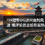 Ti9冠军OG涉兴奋剂风波 俄评论员言论引发热议(图3) Ti9冠军OG涉兴奋剂风波 俄评论员言论引发热议(图3)