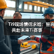 Ti9现场情侣求婚:誓言共赴未来Ti赛事(图3) Ti9现场情侣求婚:誓言共赴未来Ti赛事(图3)