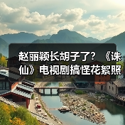 赵丽颖长胡子了?《诛仙》电视剧搞怪花絮照大曝光(图2) 赵丽颖长胡子了?《诛仙》电视剧搞怪花絮照大曝光(图2)