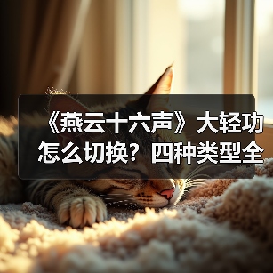 《燕云十六声》大轻功怎么切换?四种类型全解析(图4) 《燕云十六声》大轻功怎么切换?四种类型全解析(图4)