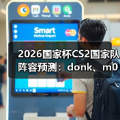 2026国家杯CS2国家队阵容预测:donk、m0NESY、京介组成核弹级战队(图1) 2026国家杯CS2国家队阵容预测:donk、m0NESY、京介组成核弹级战队(图1)