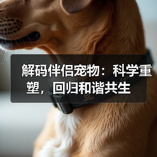 解码伴侣宠物:科学重塑,回归和谐共生(图1) 解码伴侣宠物:科学重塑,回归和谐共生(图1)