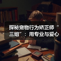 探秘宠物行为矫正师“三姐”:用专业与爱心重塑人宠和谐关系(图1) 探秘宠物行为矫正师“三姐”:用专业与爱心重塑人宠和谐关系(图1)