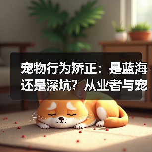 宠物行为矫正:是蓝海还是深坑?从业者与宠主的双重视角(图4) 宠物行为矫正:是蓝海还是深坑?从业者与宠主的双重视角(图4)